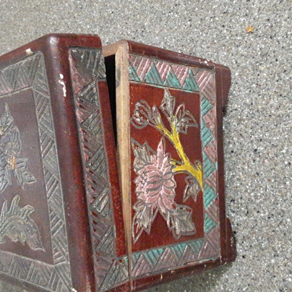 Vintage Wood Storage Box - Picture 8 of 11